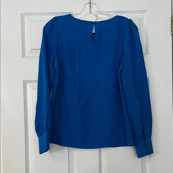 J. Crew Vibrant Blue Women's Blouse - Picture 5 of 5